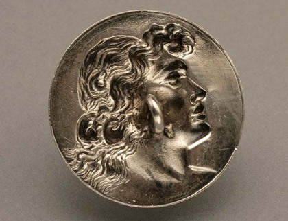 Art Nouveau Silver Button Set (6)